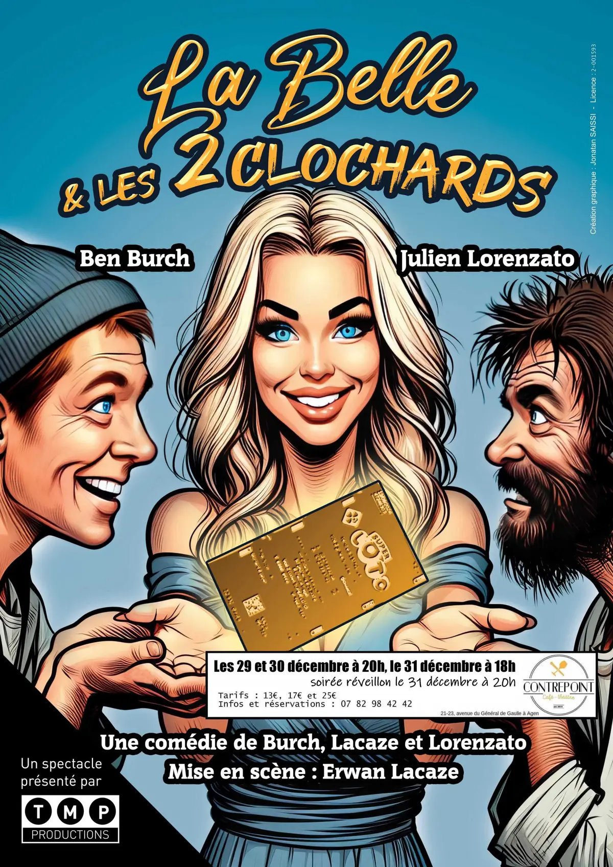 La Belle et les 2 Clochards de Burch, Lacaze et Lorenzato