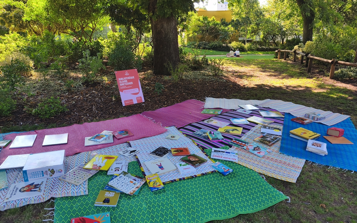 La Bibliothèque Claire Bretécher au square Villemin