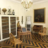 La bibliothèque de l'Hôtel Beurnier-Rossel où se situe le Musée d'Art et d'Histoire de Montbéliard DR