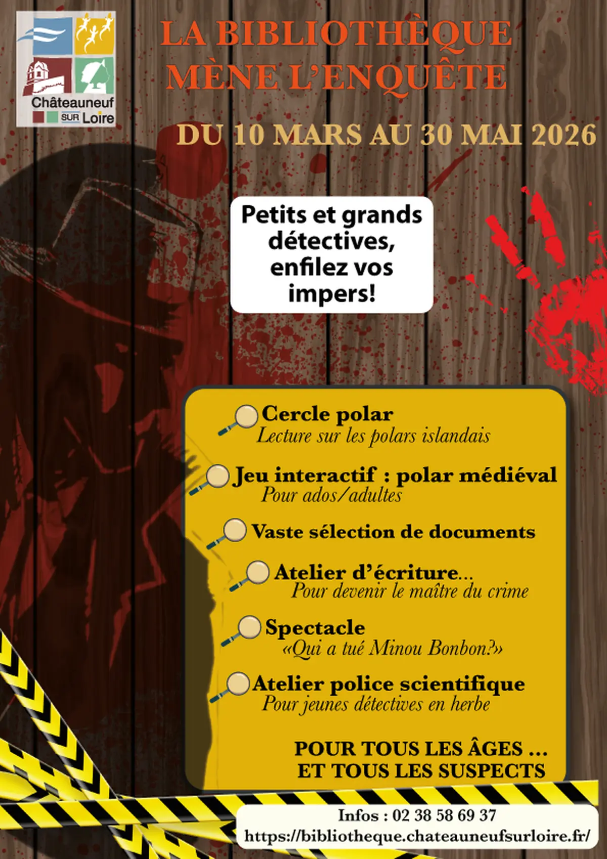 La bibliothèque mène l'enquête