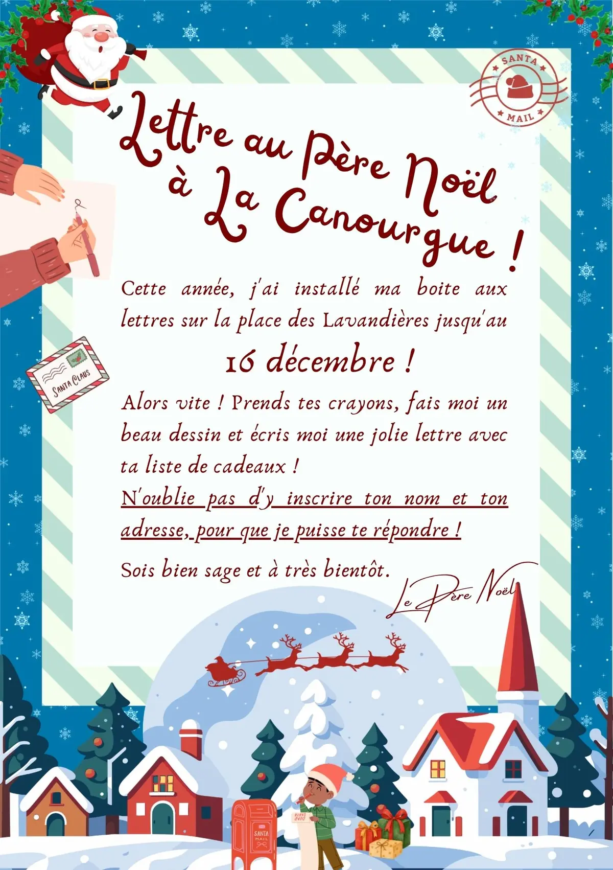 La Boite Aux Lettres Du Père Noël : La Canourgue
