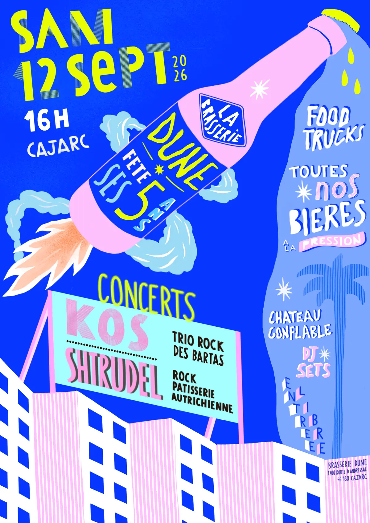 La Brasserie Dune fête ses 5 ans