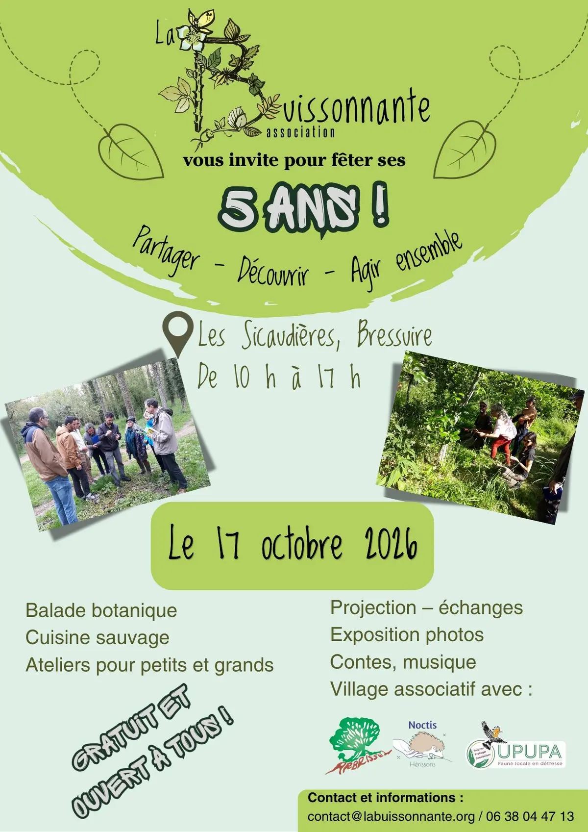 La Buissonnante fête ses 5 ans !