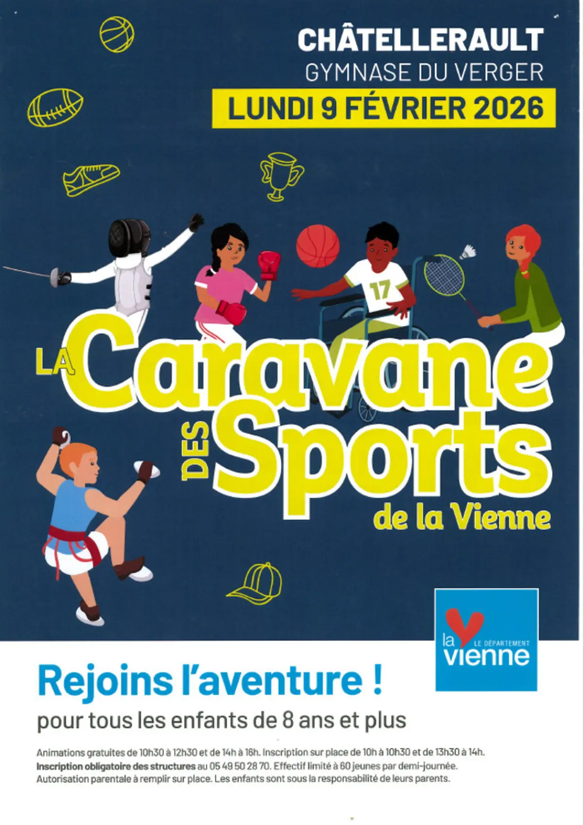 La caravane des sports de la Vienne