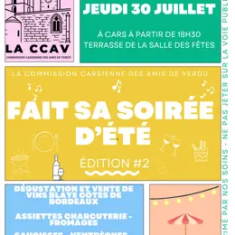 La CCAV fait sa soirée d'été