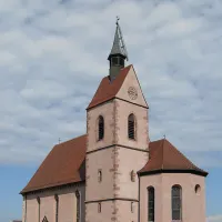 La Chapelle Notre-Dame-du-Chêne se situe dans la commune de Blotzheim, dans le Sud du Haut-Rhin &copy; Rauenstein via Wikimedia Commons
