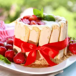 La Charlotte aux fraises d'Alsace