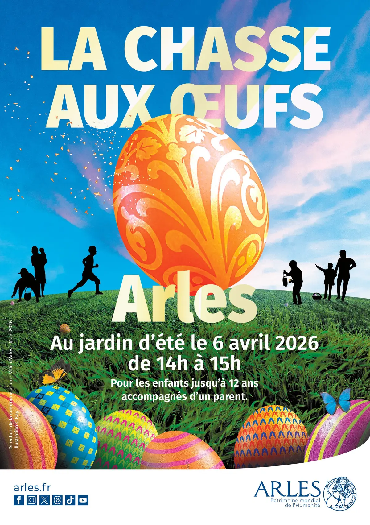 La Chasse aux Oeufs au jardin d'été