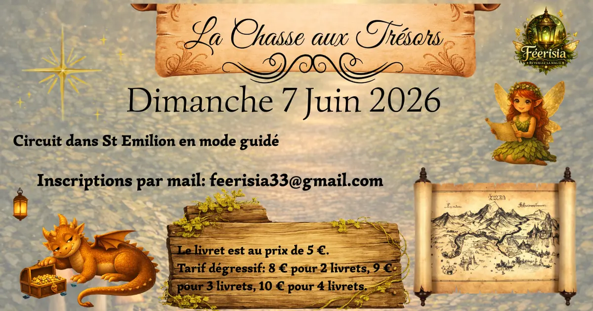 La chasse aux trésors Féerisia