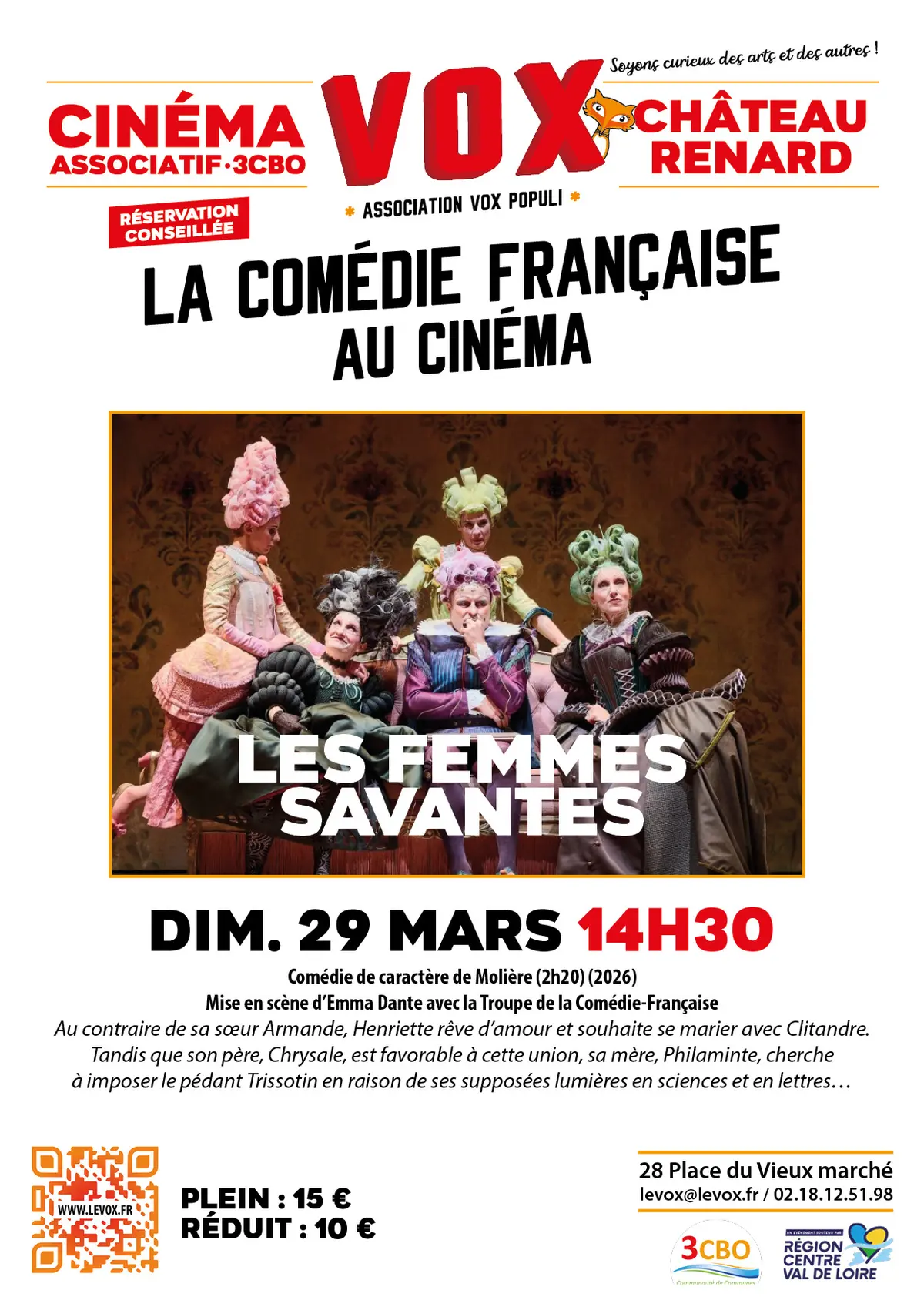 La comédie française au cinéma : les femmes savantes
