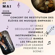 La Conserverie : Concert de restitution des élèves de musique Emphase