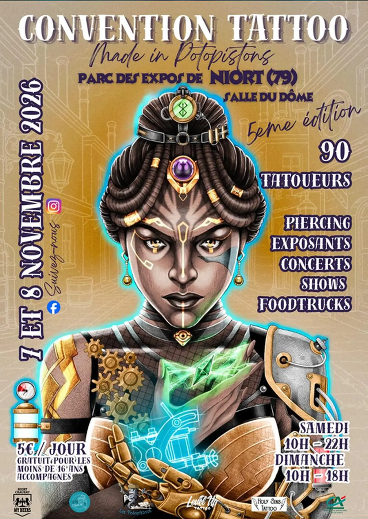 La convention Tattoo Made in Potopiston à Niort