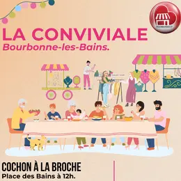 La conviviale Cochon à la Brochepar Bourbonneco