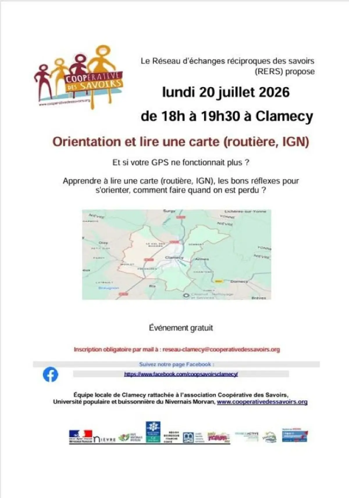 La coopérative des savoirs propose : Orientation et lire une carte (routière, IGN)