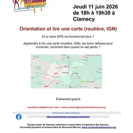 La coopérative des savoirs propose : Orientation et lire une carte (routière, IGN)