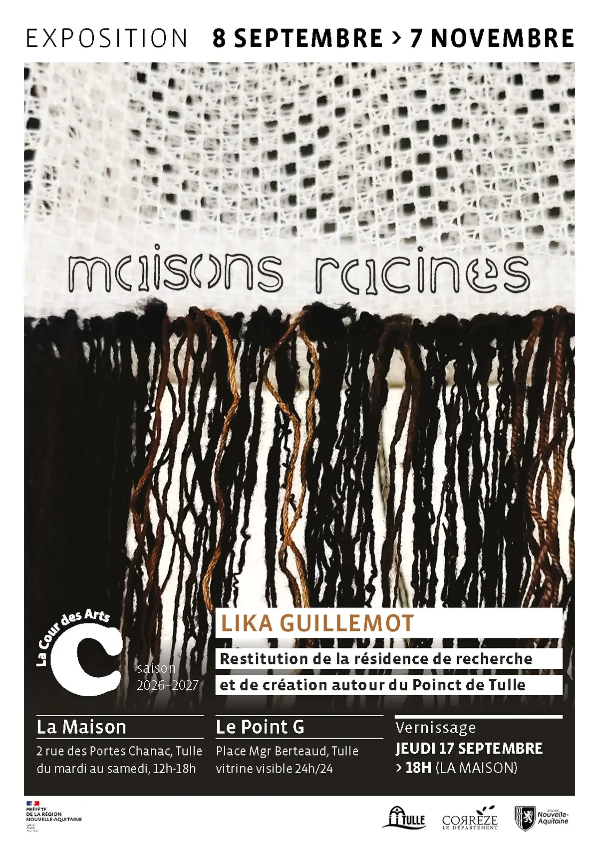 La Court des Arts : Exposition : Maisons racines de Lika Guillement