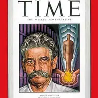 La couverture du Time Magazine le 11 juillet 1949, dédiée à Schweitzer &copy;  ERNEST HAMLIN BAKER