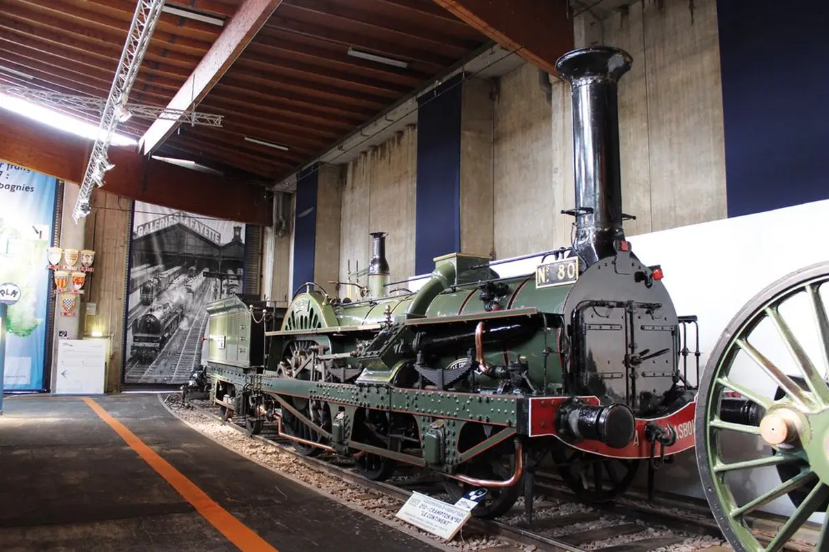 La Crampton n°80 à la Cité du Train
