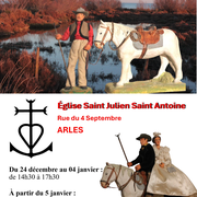 La crèche camarguaise de la Confrérie des Gardians