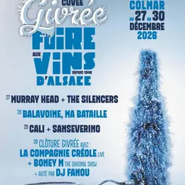 La Cuvée Givrée de la Foire aux Vins d'Alsace revient au Parc Expo de Colmar du 27 au 30 décembre 2026