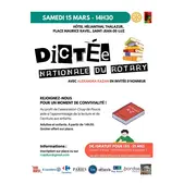 La dictée nationale du Rotary