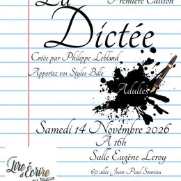 La dictée - Première édition