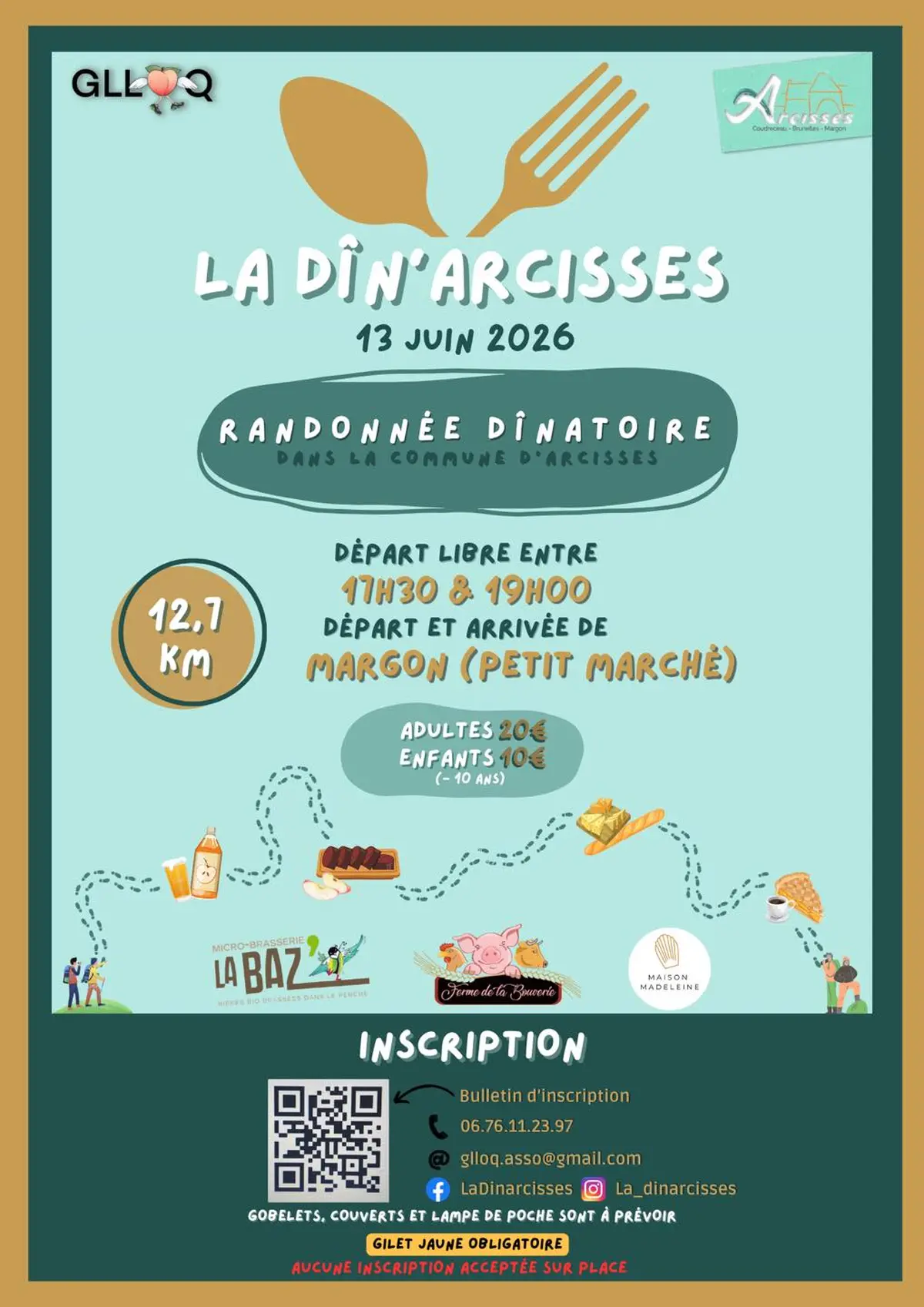 La Dîn'Arcisses - Randonnée dinatoire