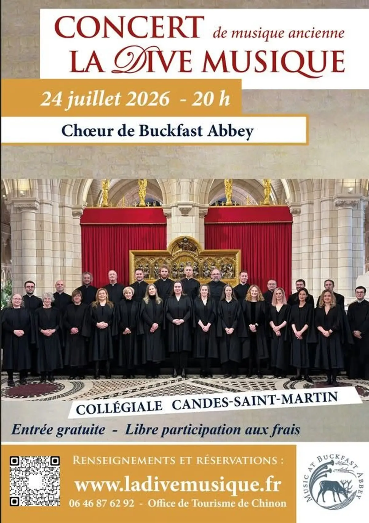 La Dive Musique : Concert du Choeur de Buckfast