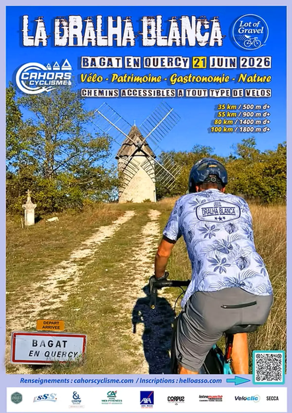 La Dralha Blanca : randonnée à vélo