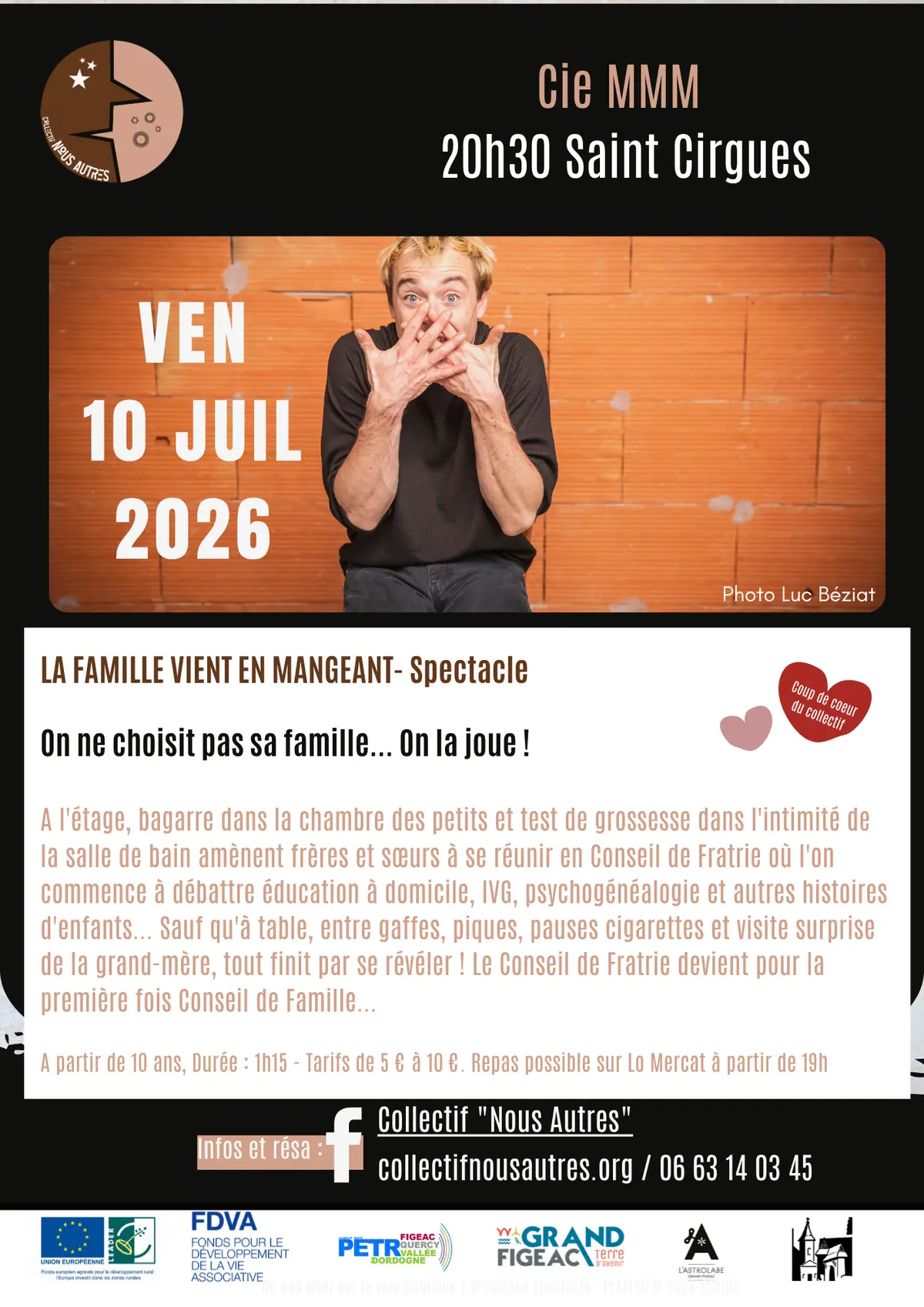 La Famille vient en Mangeant à Saint-Cirgues