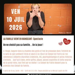 La Famille vient en Mangeant à Saint-Cirgues