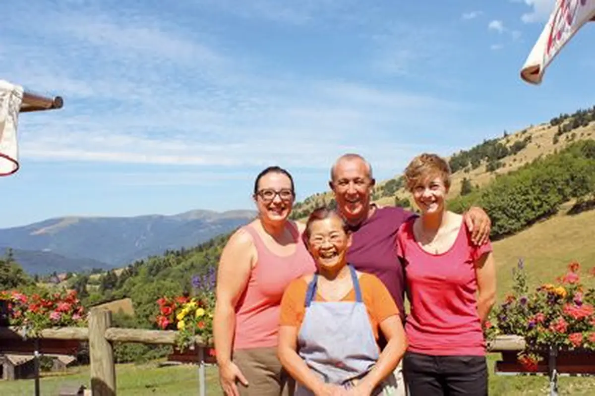 Une partie de la souriante équipe du Sondernach Ried