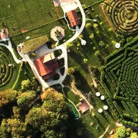 La Ferme Aventure, vue d'en haut ! DR