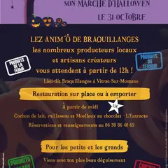 La Ferme de Braquillanges : Marché Halloween