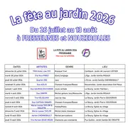 La fête au jardin