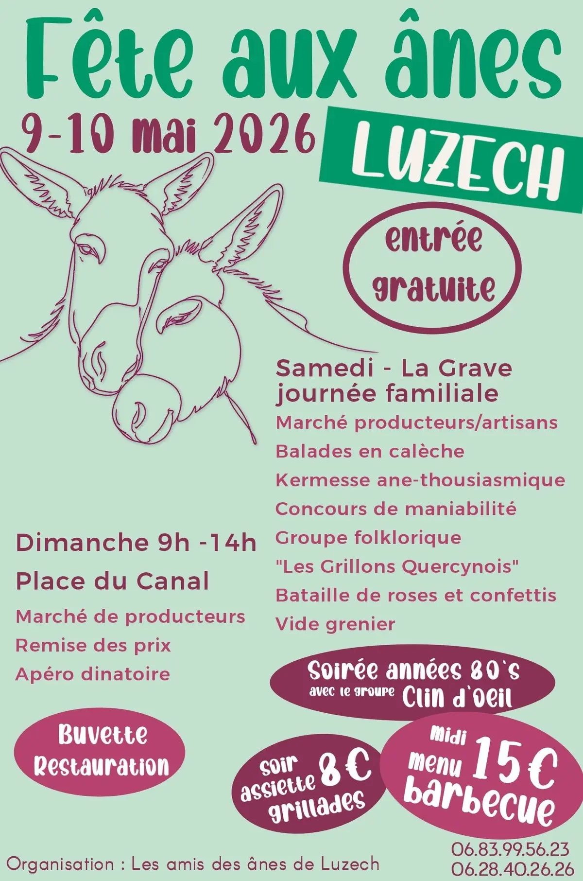 La fête aux ânes à Luzech