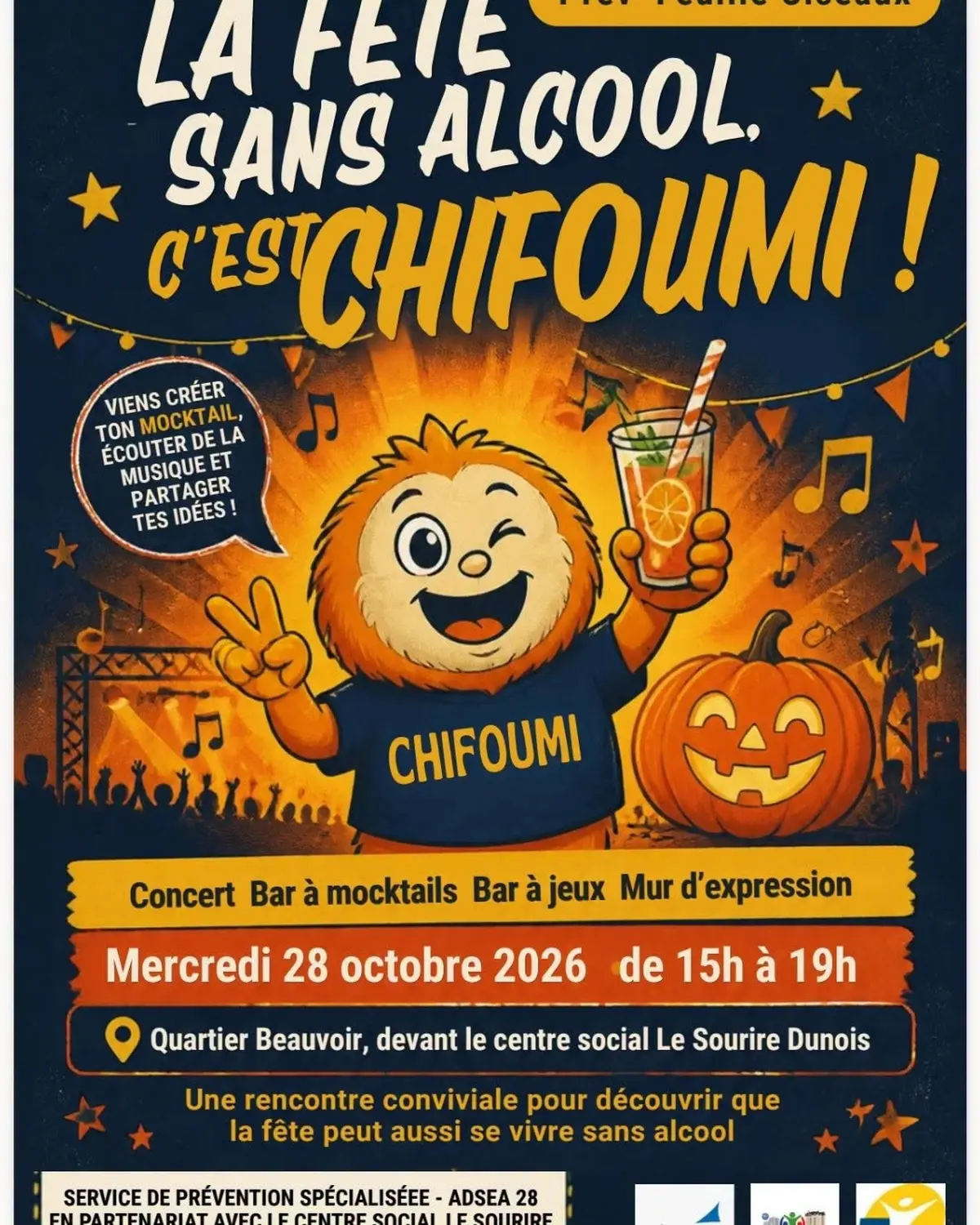 La fête dans alcool c'est chifoumi !