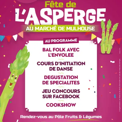 Célébrez l\'Asperge au Marché de Mulhouse
