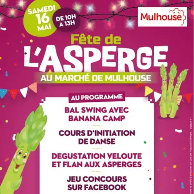 La Fête de l'asperge s'installe au Marché de Mulhouse