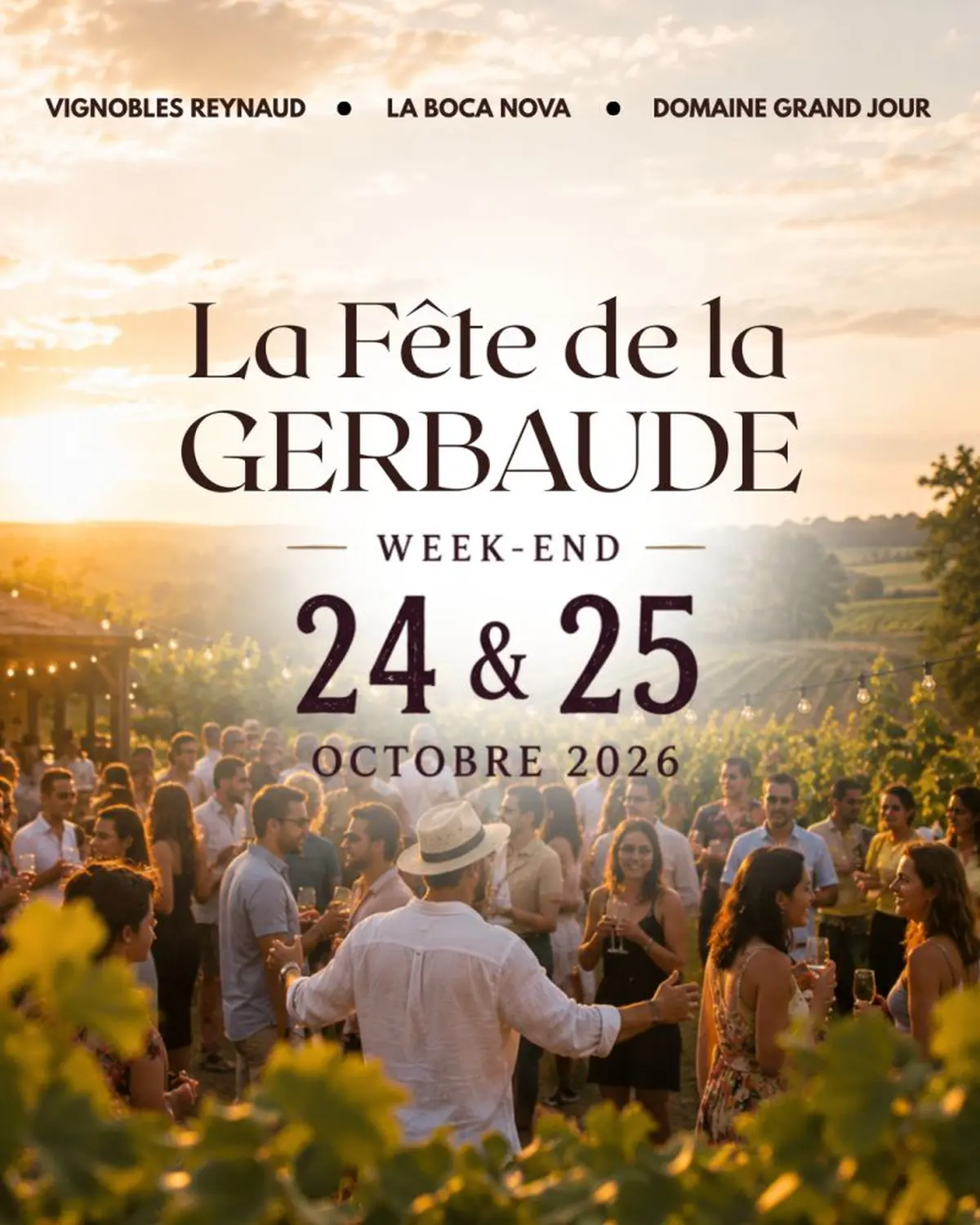 La fête de la Gerbaude aux vignobles Reynaud