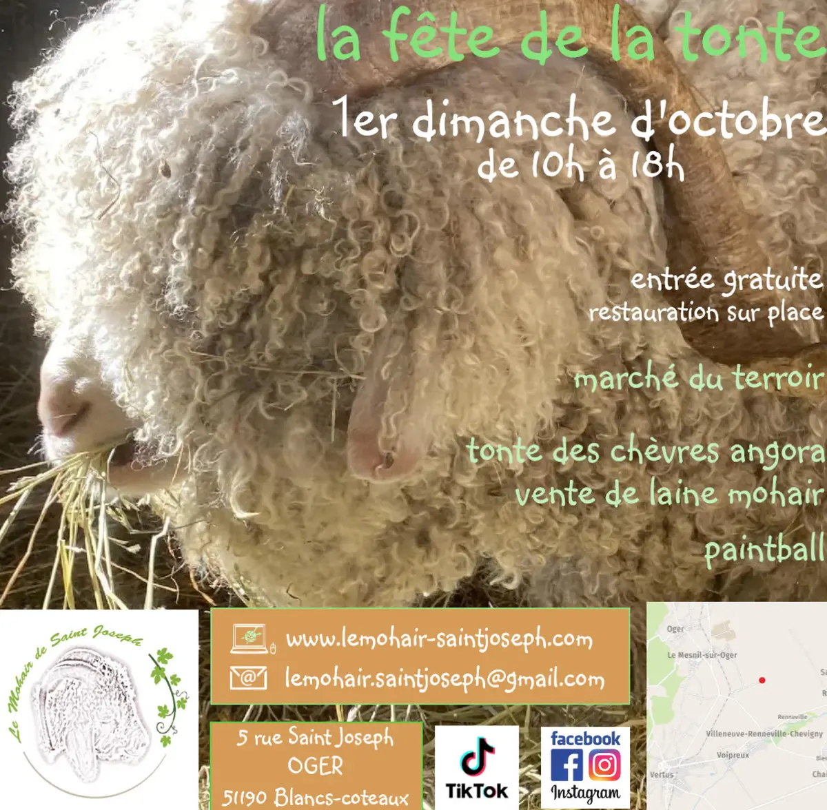 La fête de la tonte - Le mohair de Saint Joseph