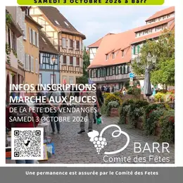 Marché aux puces de Barr 2026 : les inscriptions sont ouvertes