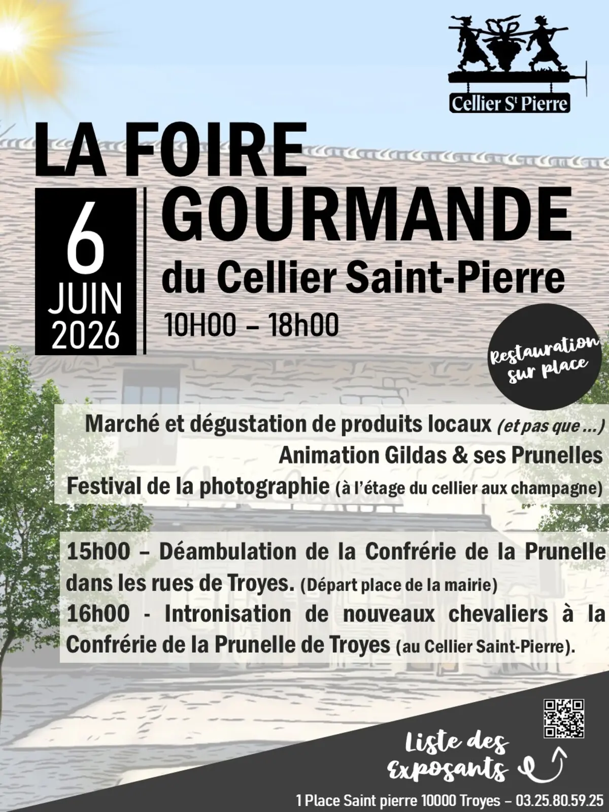 La Foire Gourmande du Cellier Saint-Pierre