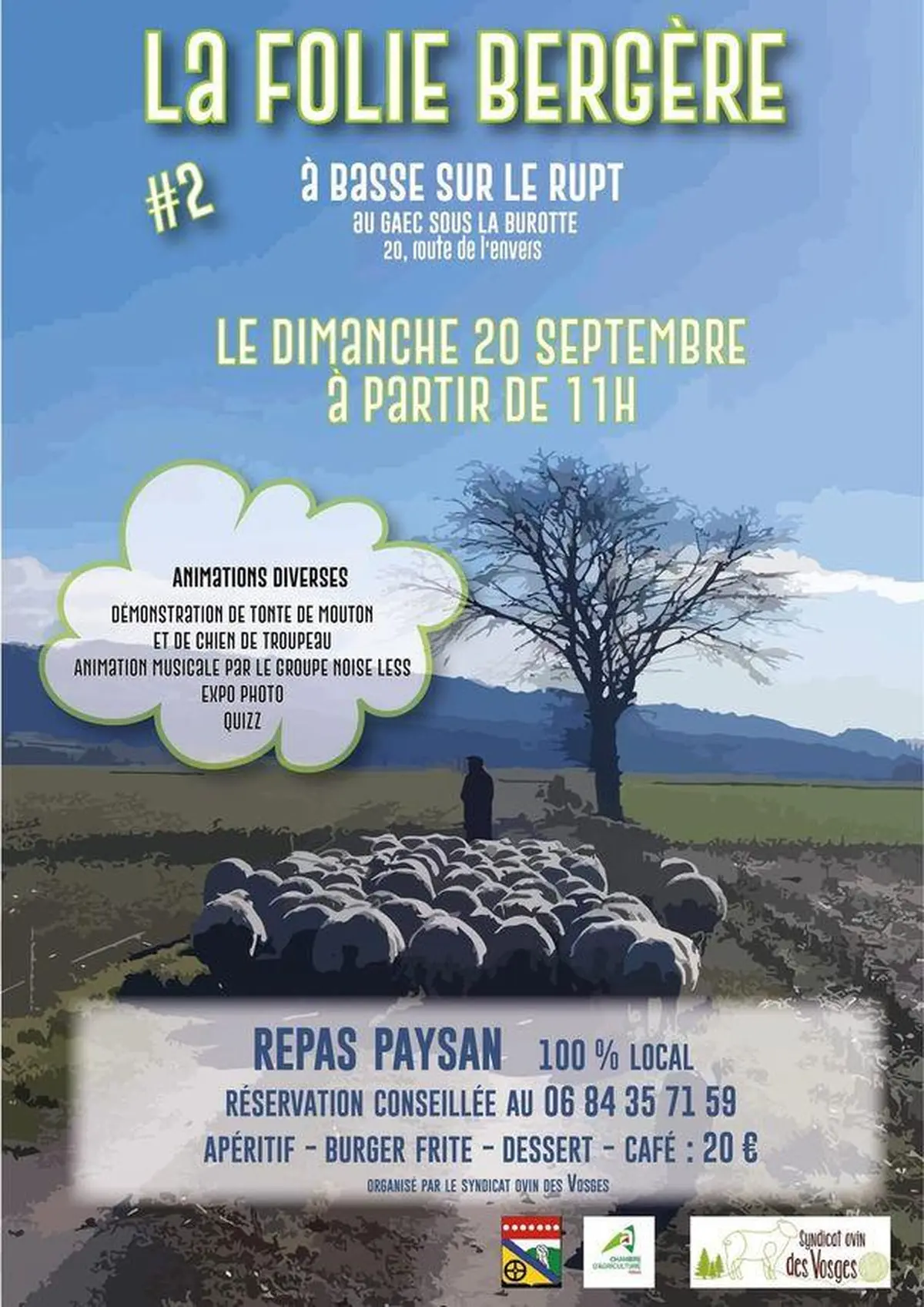 La folie bergère au GAEC sous la Burotte