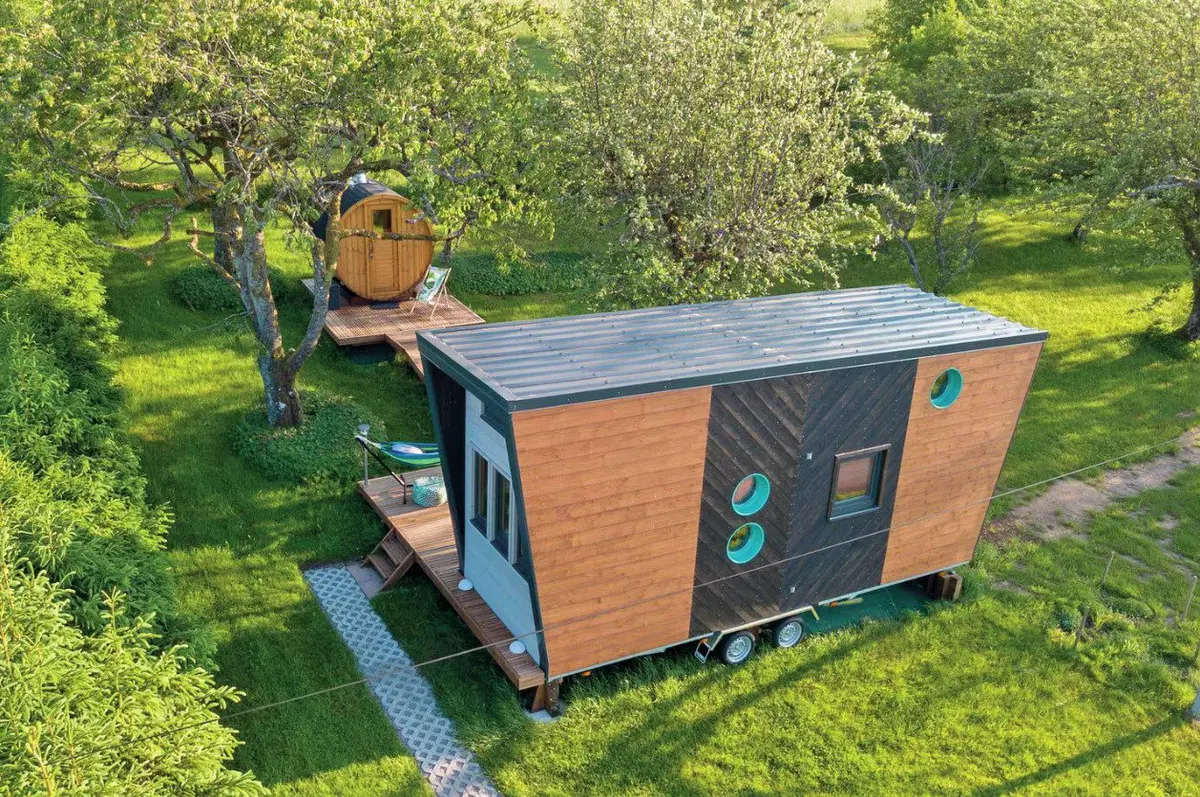 La tiny house Ô p'tit nid et son sauna à Bellefontaine dans les Vosges
