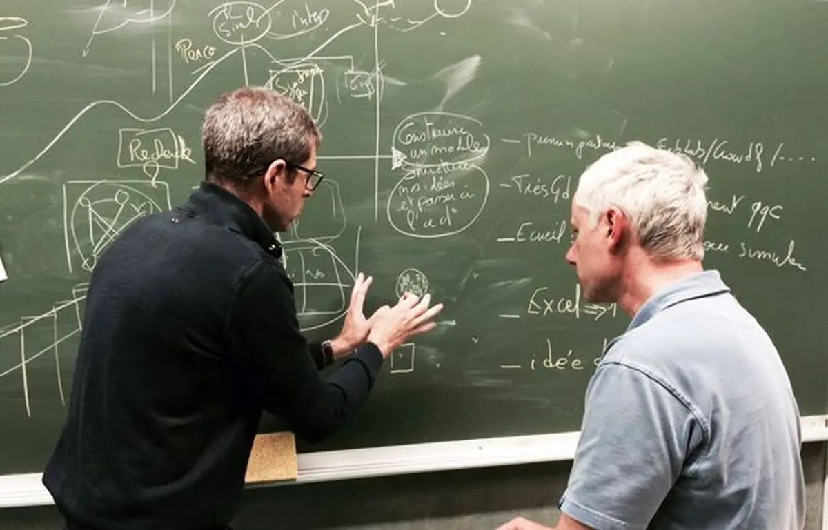 En plein cours, au Serfa