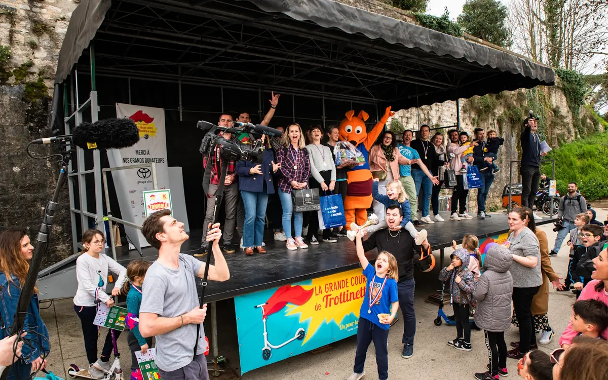 La grande course de trottinettes