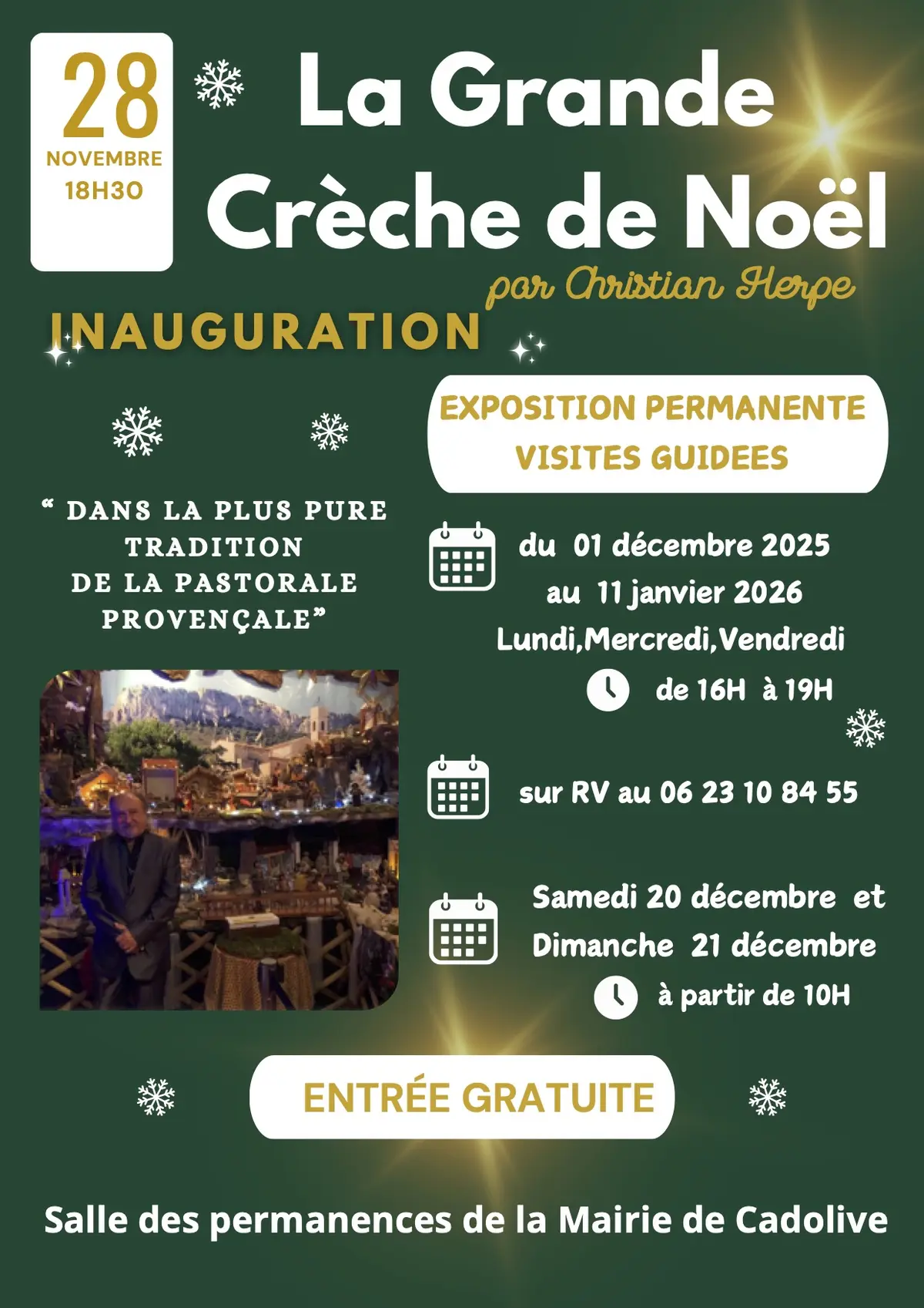 La grande crèche de Noël
