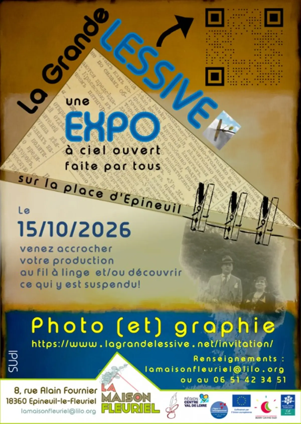 La grande Lessive à Epineuil