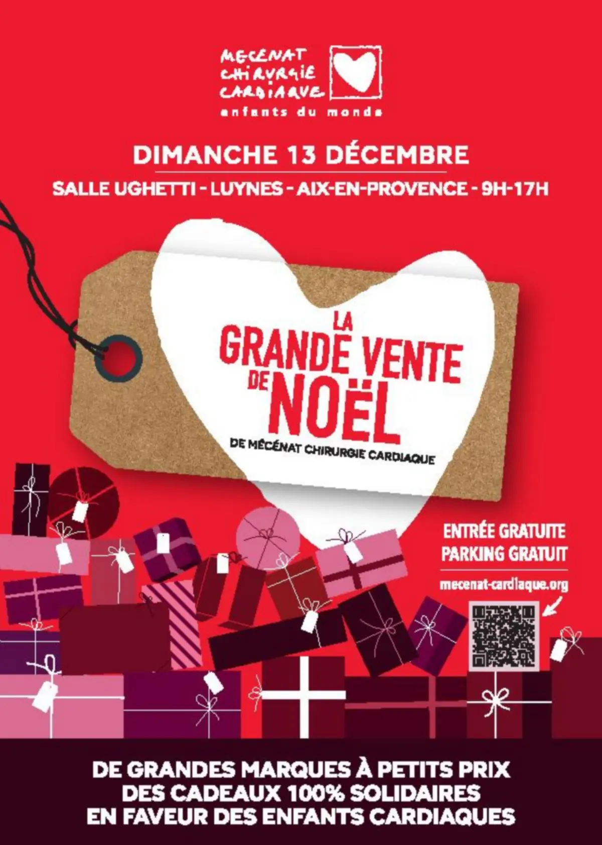 La grande vente de Noël - Mécénat Chirurgie Cardiaque